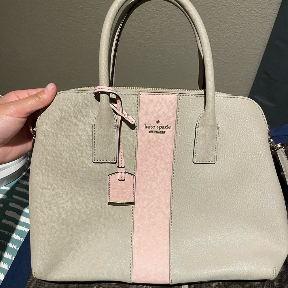 Kate spade pink beige purse